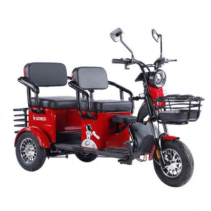 L-HL:Electric Leisure Tricycle For Three Passengers Electric Scooter For Adults Electric Bike