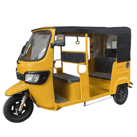 Tuk Tuk For 4 Passengers Elecric Tricycle With Two Row Electric Closed Tricycle
