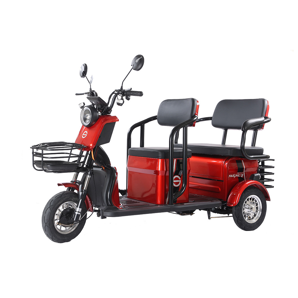 L-C6:Electric Leisure Tricycle with Canopy For Three Passengers Electric Scooter For Adults Electri